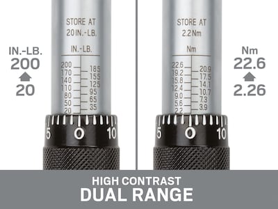 Foto 3 | Llave Dinamométrica Tekton, Micrómetro Con Accionamiento De 1/4 Pulgadas, 20-200 Pulgadas/libra 24320 - Venta Inte