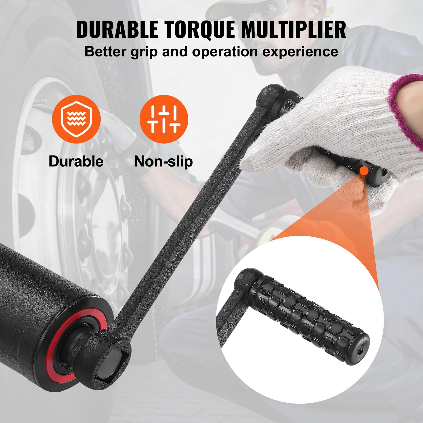 Foto 7 pulgar | Juego De Llaves Multiplicadoras De Par Vevor Drive De 1 Pulgada Con 8 Enchufes - Venta Internacional.