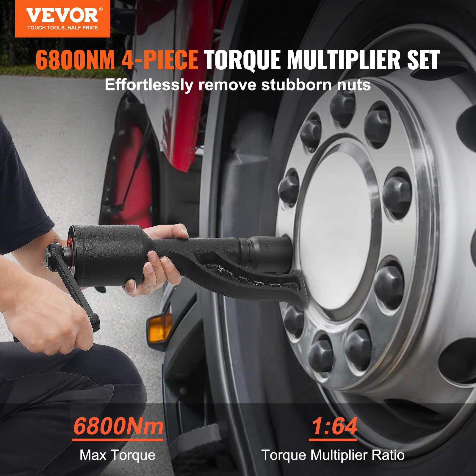 Foto 2 | Juego De Llaves Multiplicadoras De Par Vevor De 1 Pulgada Con 4 Enchufes - Venta Internacional.