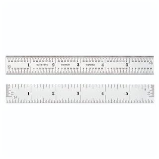 Foto 1 | Regla De Acero Starrett C604re-6 De 15 Cm Con Graduaciones En Pulgadas 4r - Venta Internacional.