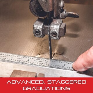 Foto 4 | Regla De Acero Starrett C604re-6 De 15 Cm Con Graduaciones En Pulgadas 4r - Venta Internacional.