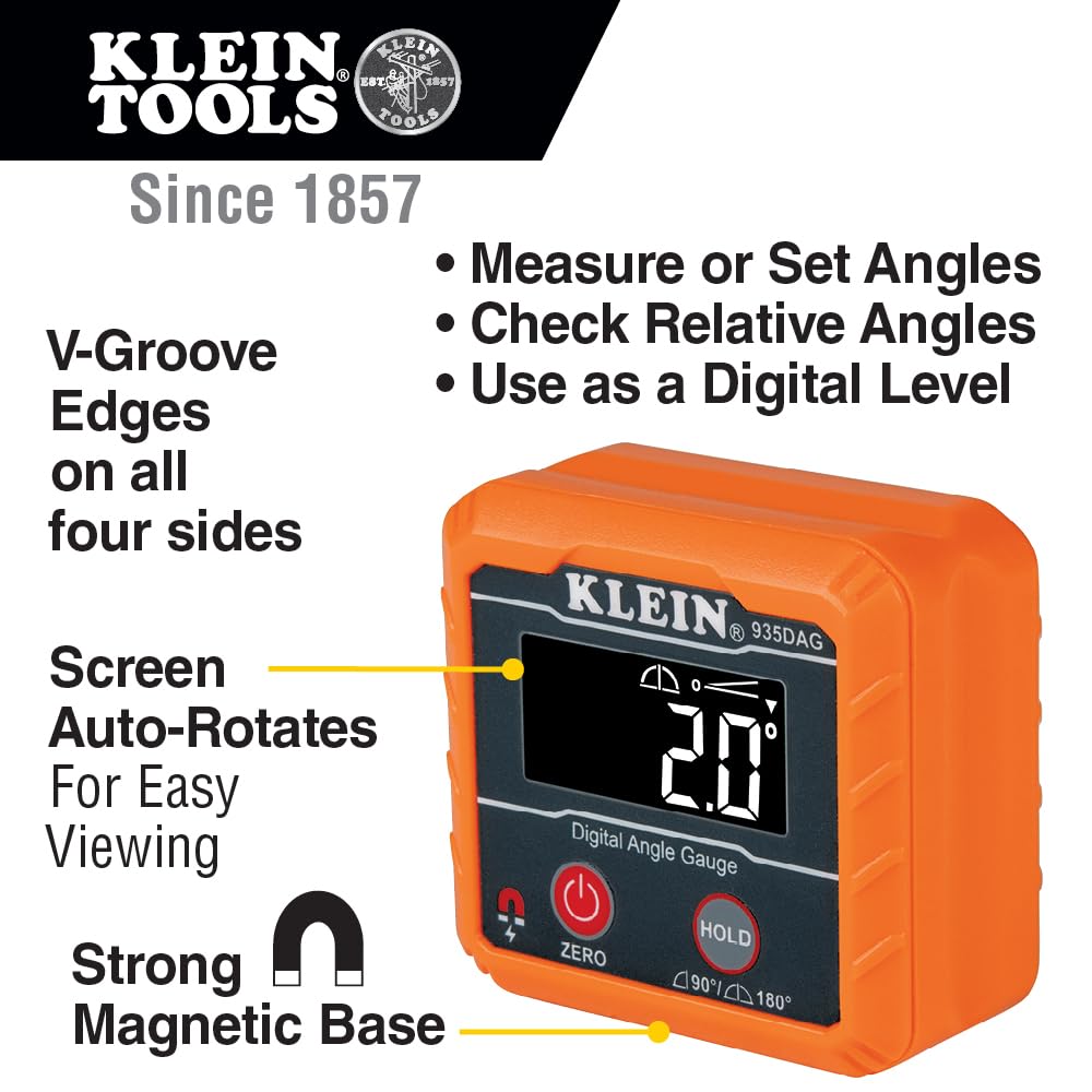 Foto 3 pulgar | Kit De Herramientas Klein Tools 80035, Nivel Electrónico Digital, 2 Piezas - Venta Internacional.