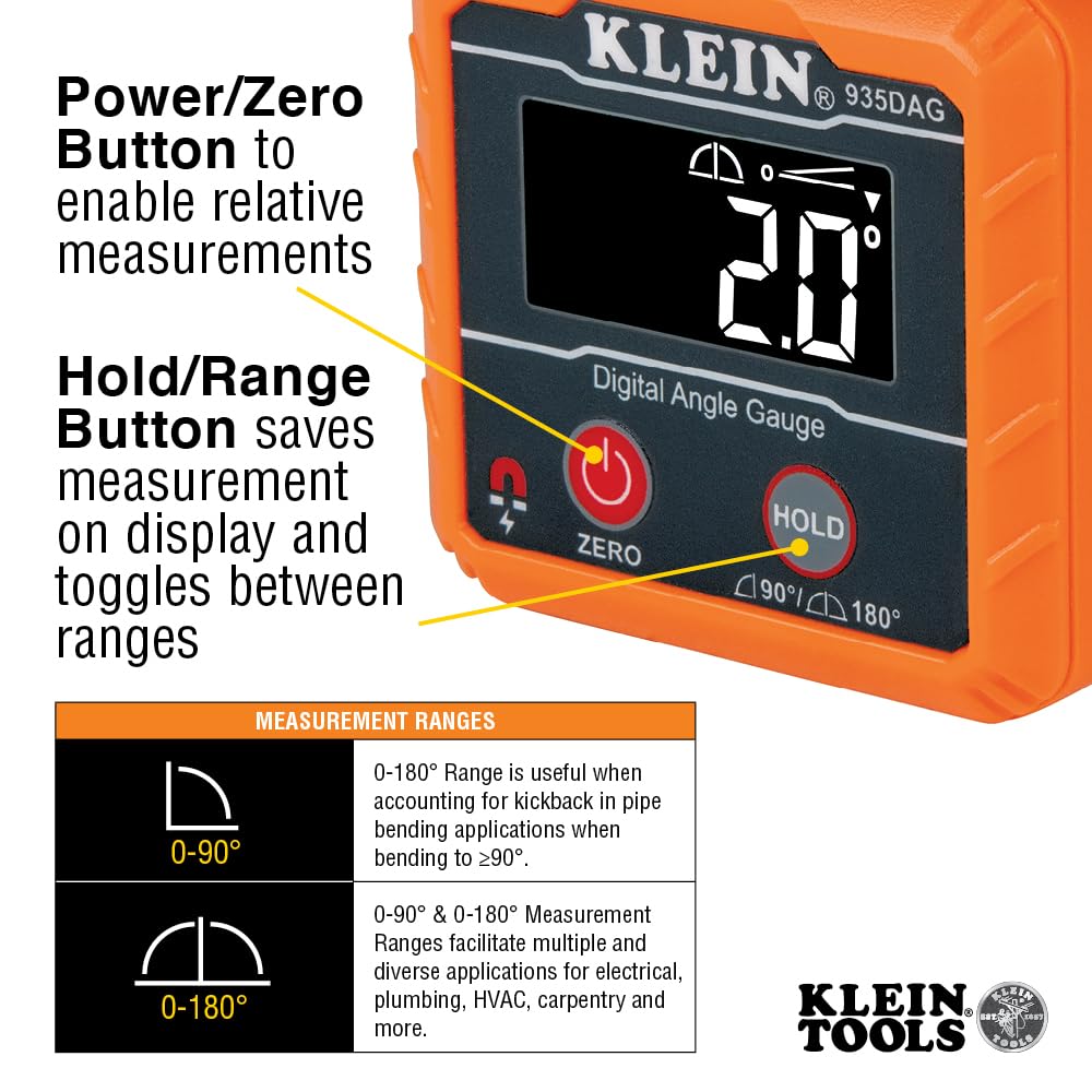 Foto 4 pulgar | Kit De Herramientas Klein Tools 80035, Nivel Electrónico Digital, 2 Piezas - Venta Internacional.