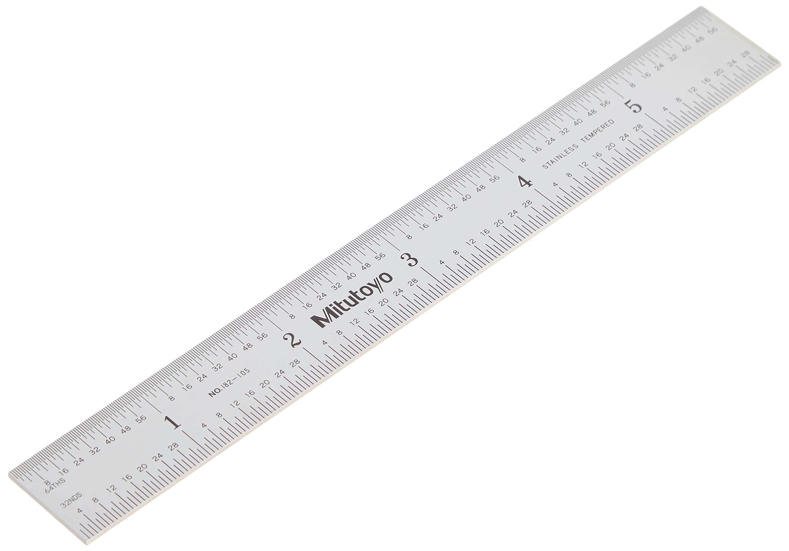 Foto 2 pulgar | Regla De Acero Mitutoyo 182-105 De 6 Cm Con Graduaciones De 1/32, 1/64, 1 Mm Y 1/2 Mm - Venta Internacional.