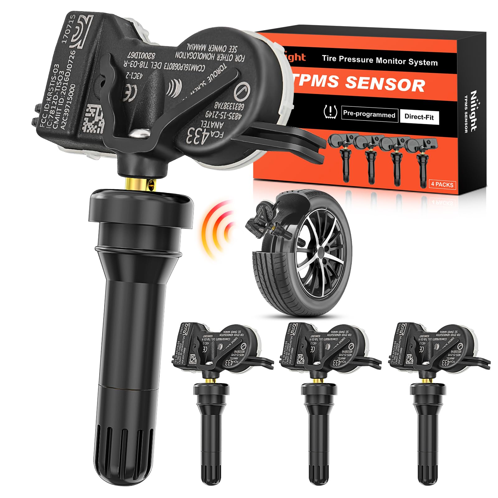Foto 1 | Sensor Tpms Nilight Compatible Con Jeep Grand Cherokee - Venta Internacional.