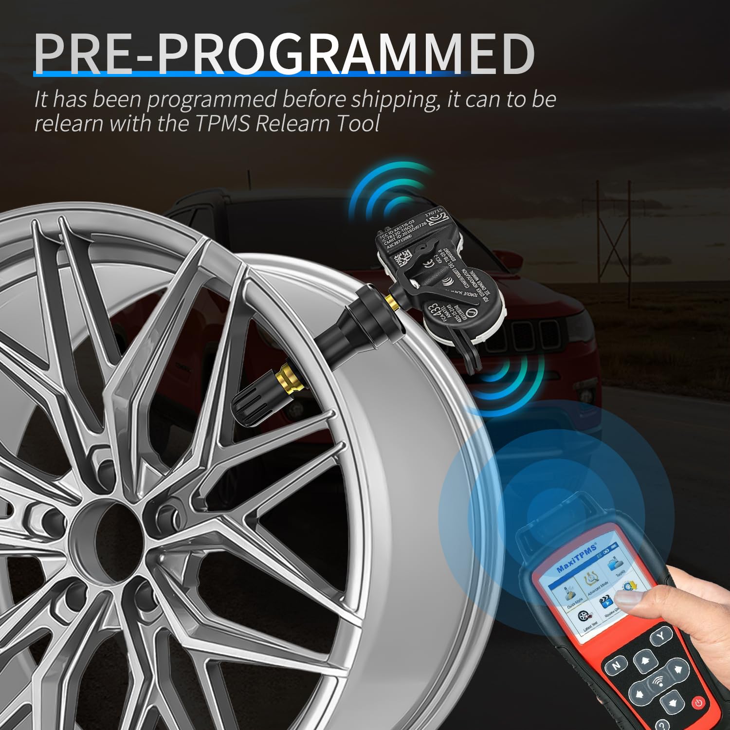 Foto 6 pulgar | Sensor Tpms Nilight Compatible Con Jeep Grand Cherokee - Venta Internacional.