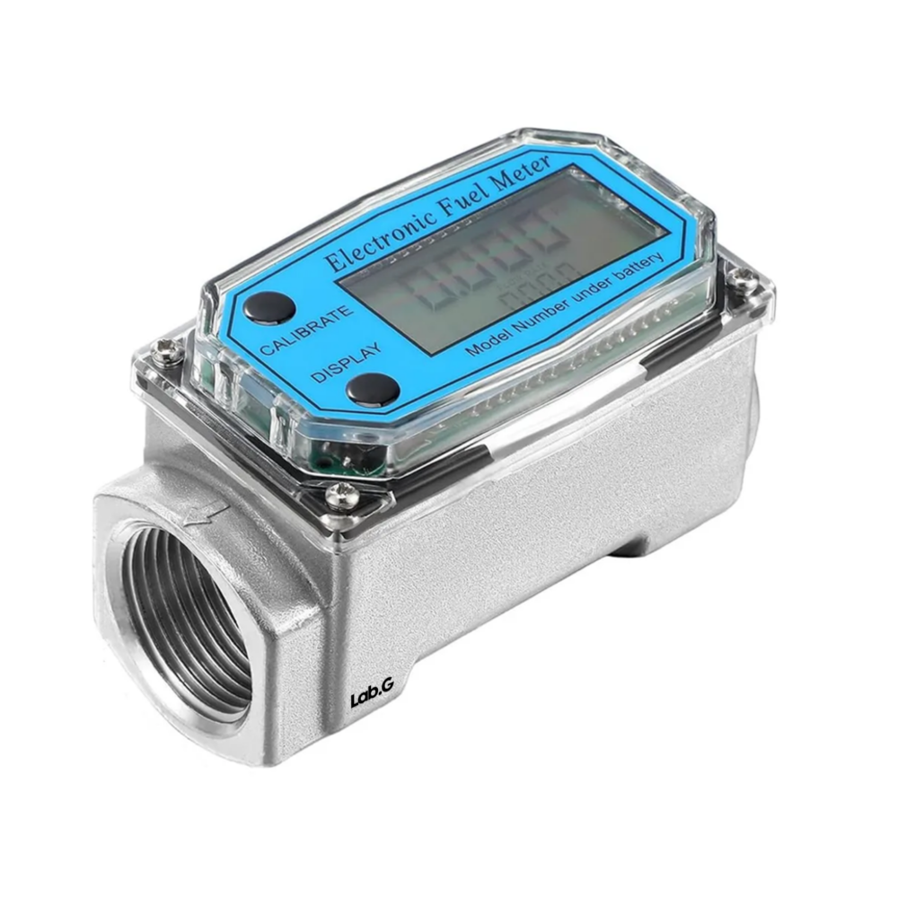 Foto 1 | Cuenta Litros Electrónico Turbina Digital Diesel 10-100l/min  Lab.g  Gris Azul