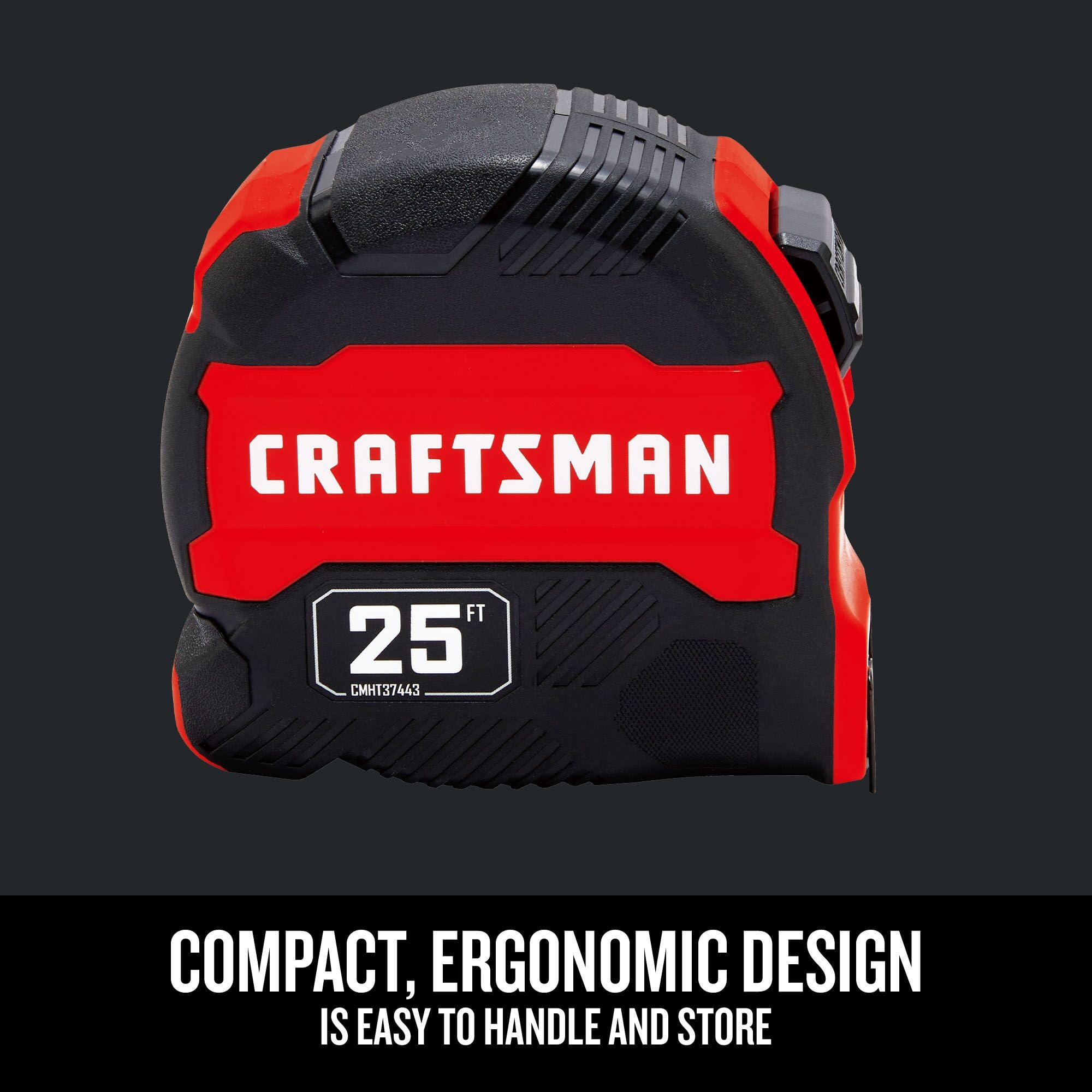 Foto 4 pulgar | Cinta Métrica Craftsman Cmht37443s Con Cierre Manual Retráctil De 7,6 M - Venta Internacional.