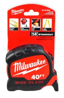 Foto 1 | Cinta Métrica Milwaukee 48-22-0240, Hoja De 12 M X 3,3 Cm De Ancho - Venta Internacional.