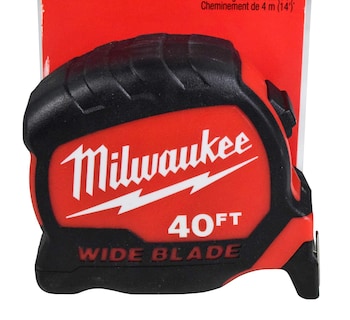 Foto 2 | Cinta Métrica Milwaukee 48-22-0240, Hoja De 12 M X 3,3 Cm De Ancho - Venta Internacional.