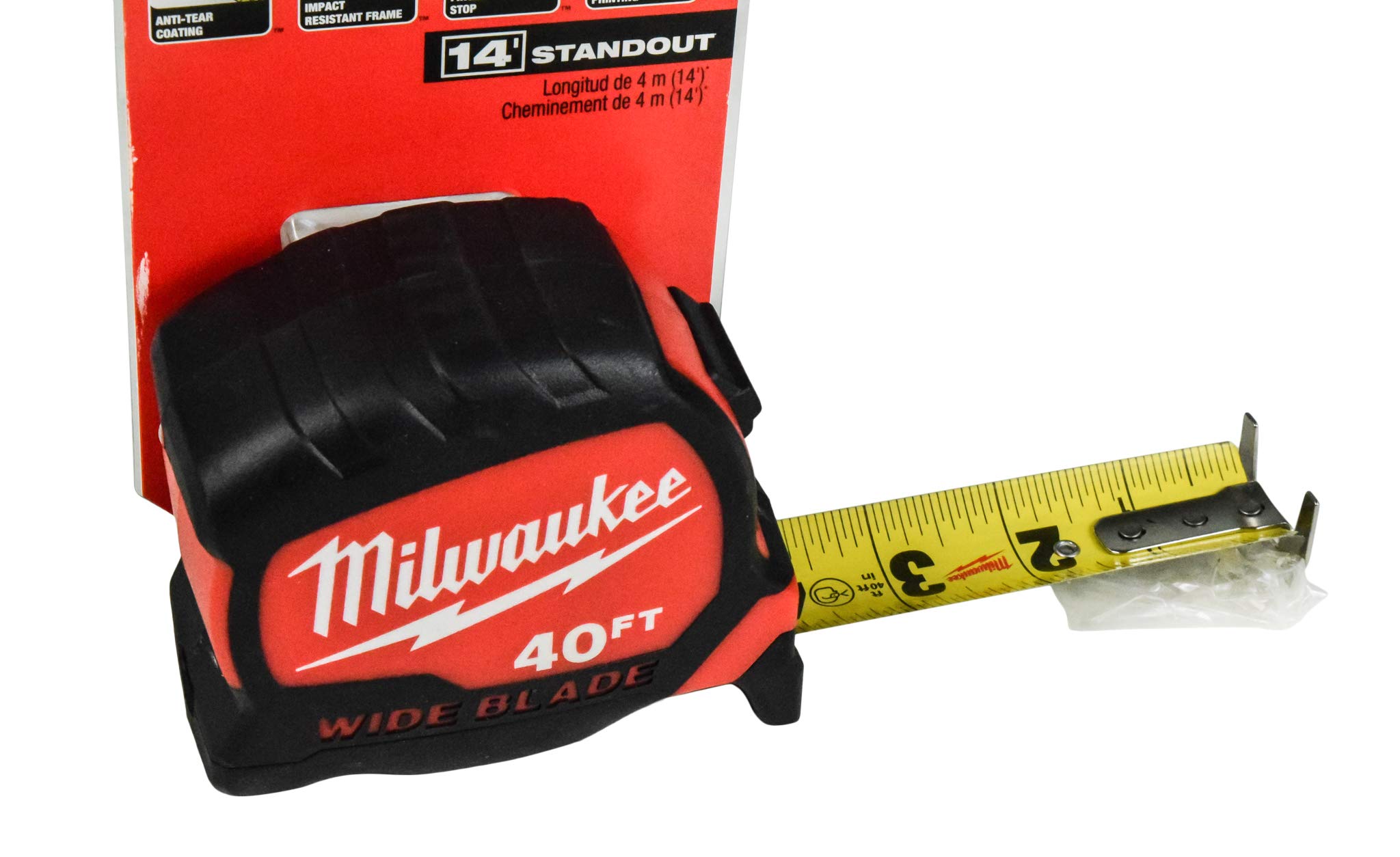 Foto 4 pulgar | Cinta Métrica Milwaukee 48-22-0240, Hoja De 12 M X 3,3 Cm De Ancho - Venta Internacional.