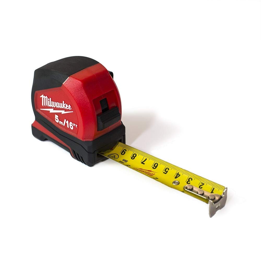 Foto 4 pulgar | Cinta Métrica Milwaukee Pro Compact C5-5 M/16 Pies Roja - Venta Internacional