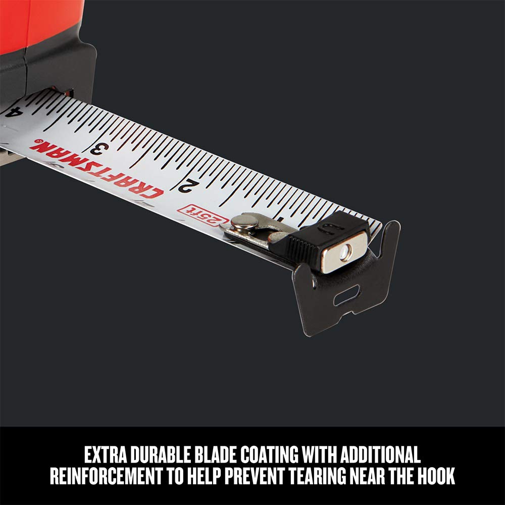 Foto 4 | Cinta Métrica Craftsman Proreach De 25 Pies/7,6 M Con Gancho Magnético - Venta Internacional.