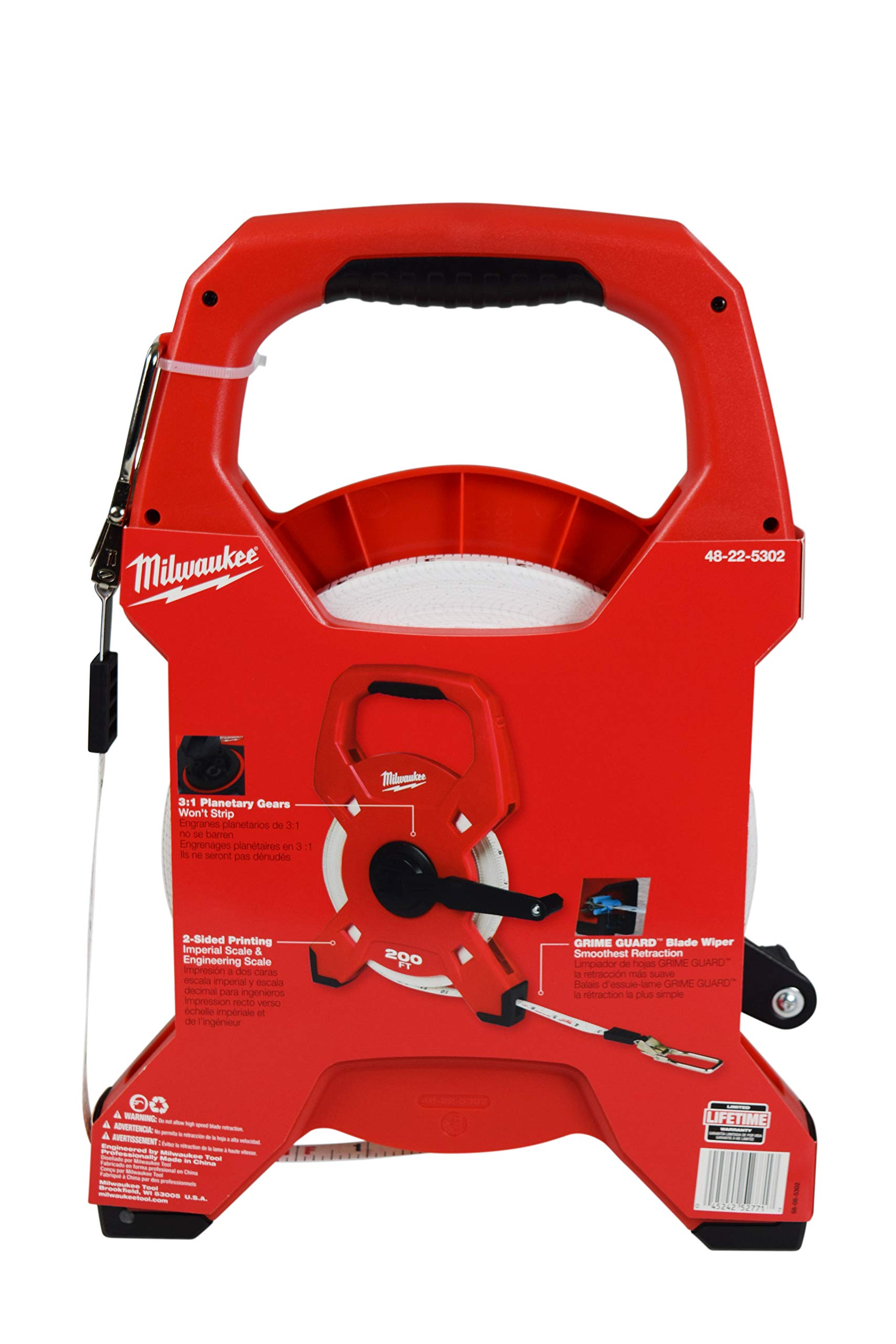 Foto 2 | Cinta Larga de Fibra de Vidrio Milwaukee 48-22-5302 60m - Venta Internacional