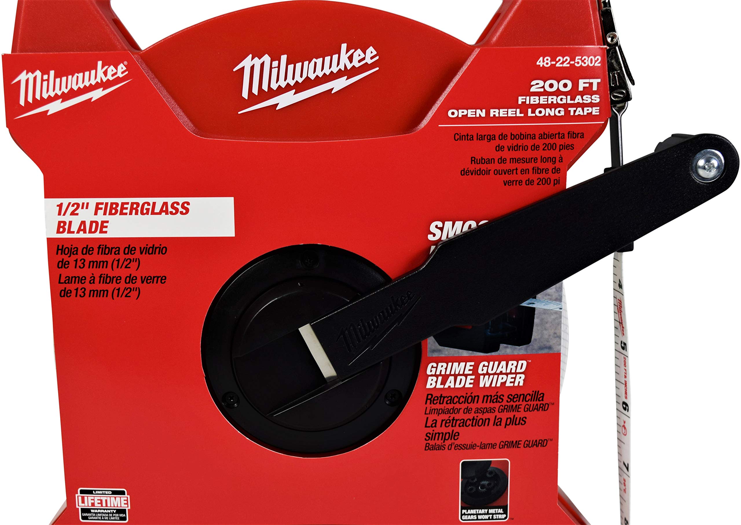 Foto 6 pulgar | Cinta Larga de Fibra de Vidrio Milwaukee 48-22-5302 60m - Venta Internacional