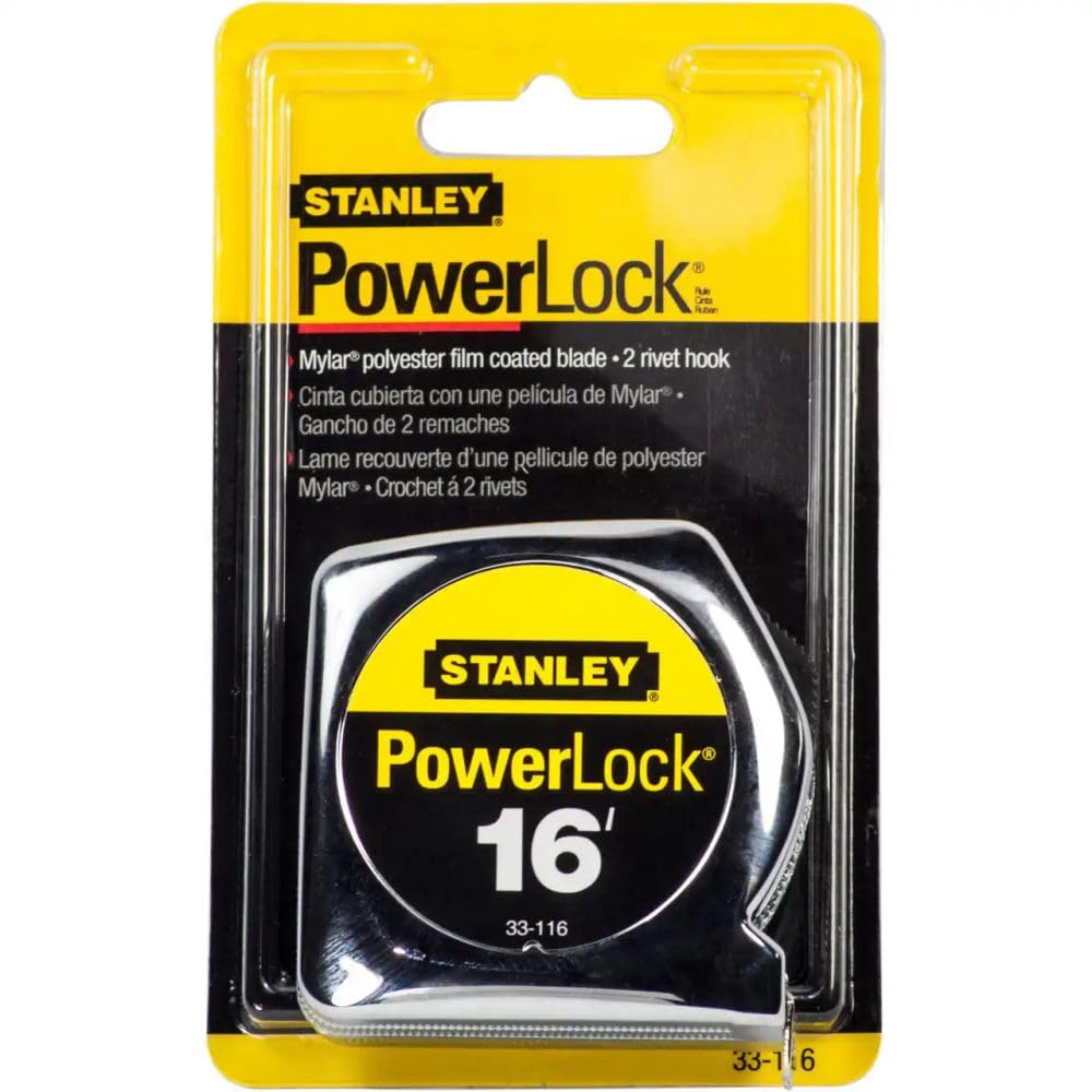 Foto 2 | Cinta Métrica Stanley Powerlock Professional 3/4 Pulgadas x 5 m - Venta Internacional