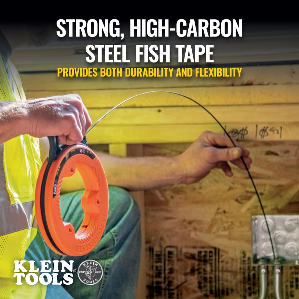 Foto 6 | Cinta Eléctrica Para Peces Klein Tools 56334, Acero, 73 M - Venta Internacional.