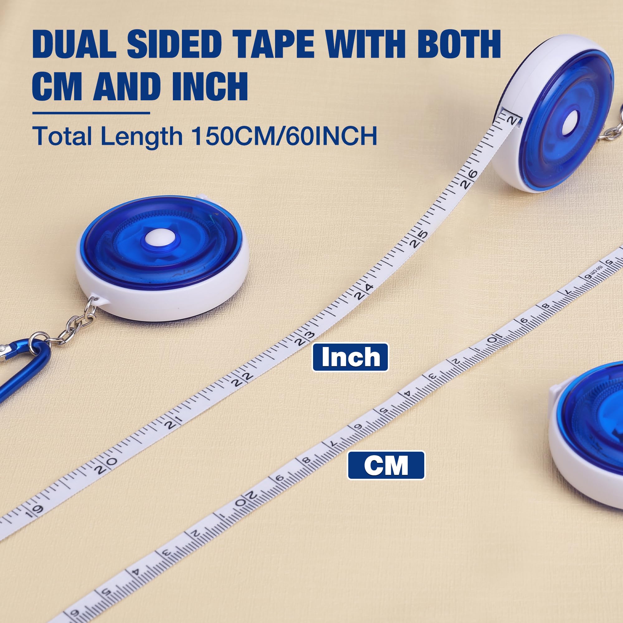 Foto 4 pulgar | Cinta Métrica Workpro De 60 Cm, Suave Y Retráctil, Paquete De 3 - Venta Internacional.