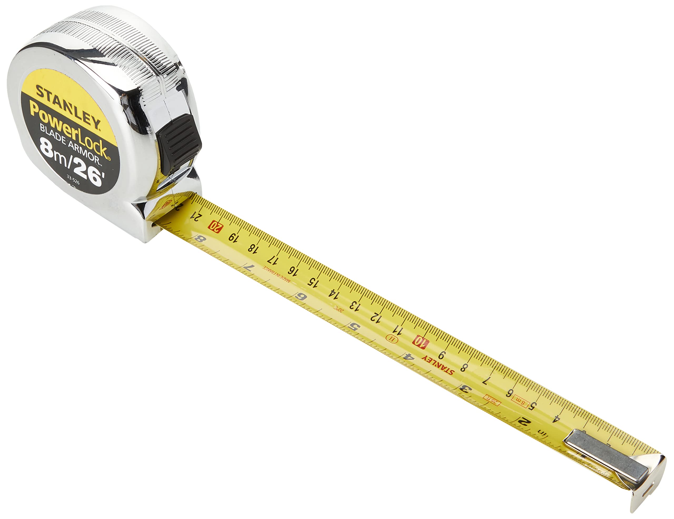 Foto 4 pulgar | Cinta Métrica Stanley Powerlock Rule Blade Armor, 8 M/26 Pies - Venta Internacional.