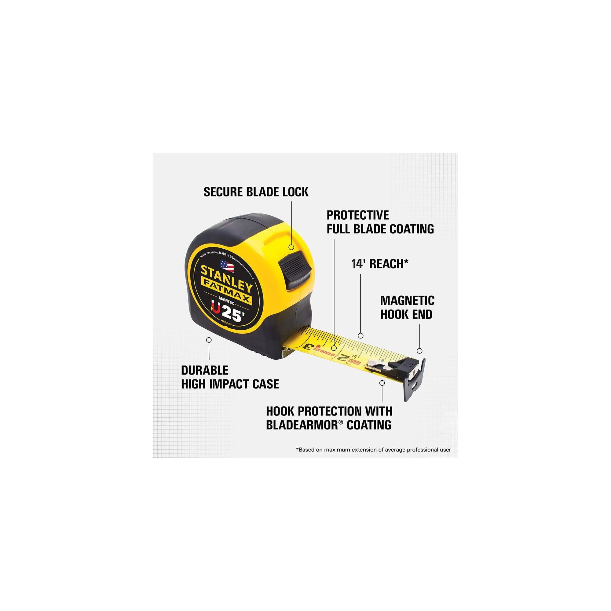 Foto 3 pulgar | Cinta Métrica Stanley Fatmax De 7,6 M Con Gancho Magnético (fmht33865l) - Venta Internacional.
