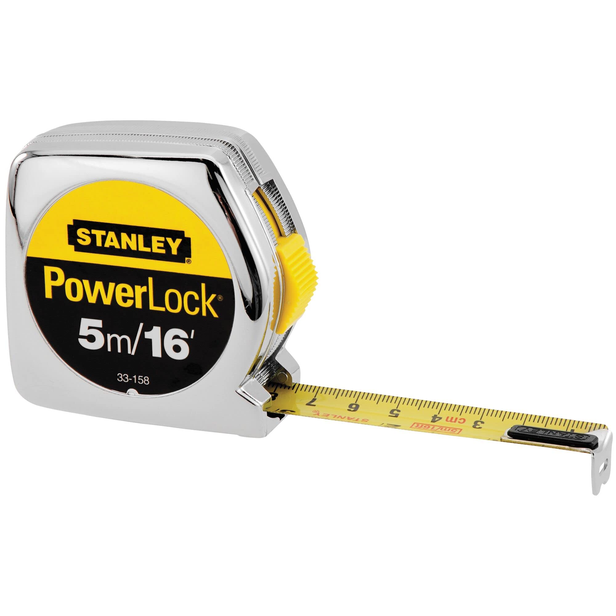 Foto 3 pulgar | Cinta Métrica Stanley Powerlock De 5 M/16 Pies Con Poliéster Mylar - Venta Internacional.