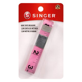 Foto 7 | Cinta Métrica Singer 00218, 1,5 M/60 Pulgadas, Impresión Negra Sobre Rosa - Venta Internacional.