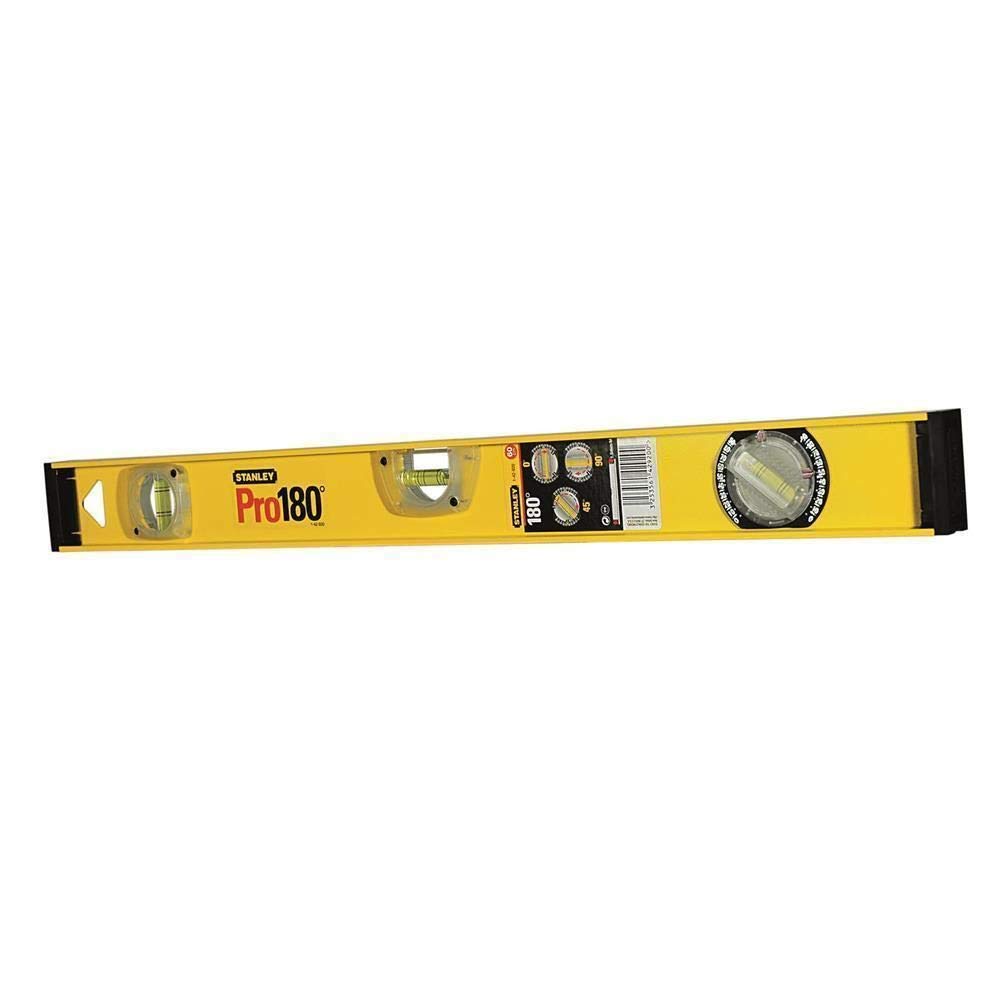 Foto 2 pulgar | Nivel de Aluminio Stanley -180 3 Viales 600 mm - Venta Internacional
