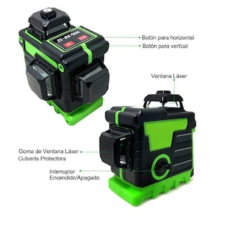 Foto 3 | Medidor Nivel Láser 3d de 12 Líneas Eo Safe Imports Esi-wk12 color Verde