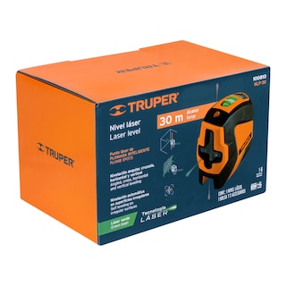 Foto 4 | Nivel Láser Truper NLP-30 color Naranja con Alcance 30 M y 2 Puntos de Plomada de Pilas