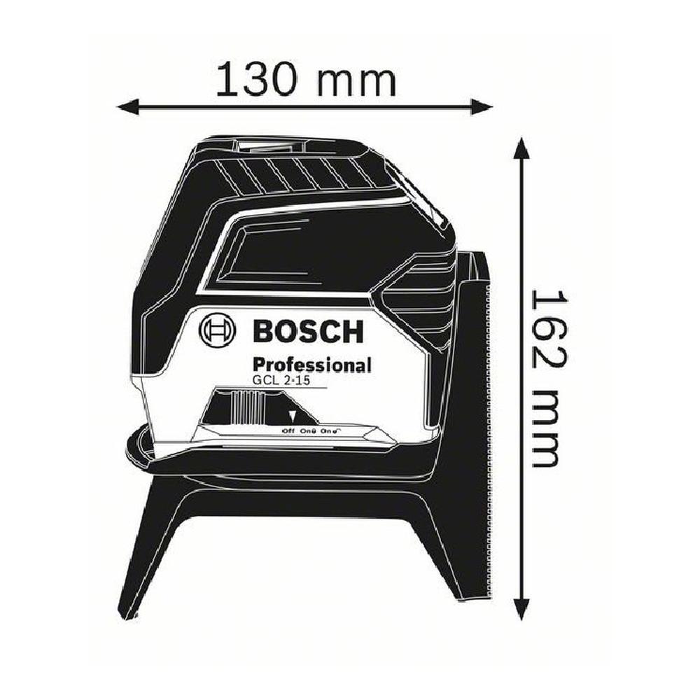 Foto 4 pulgar | Nivel Laser De Lineas Y Puntos Rojo 15 M Gcl 2-15 Bosch