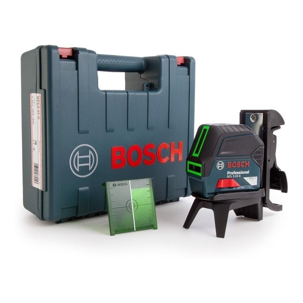 Nivel Láser Bosch Gcl 2-15 G color Verde Combinado Puntas y Líneas