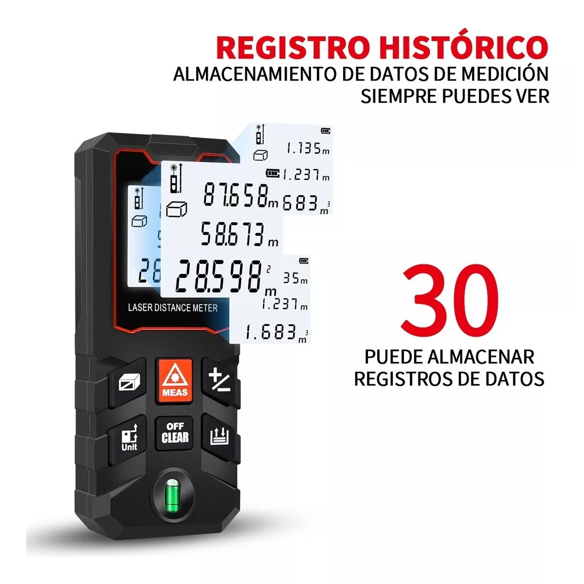 Foto 4 pulgar | Telemetro Medidor Laser Distanciometro Eo Safe Imports Esi-5180 color Negro