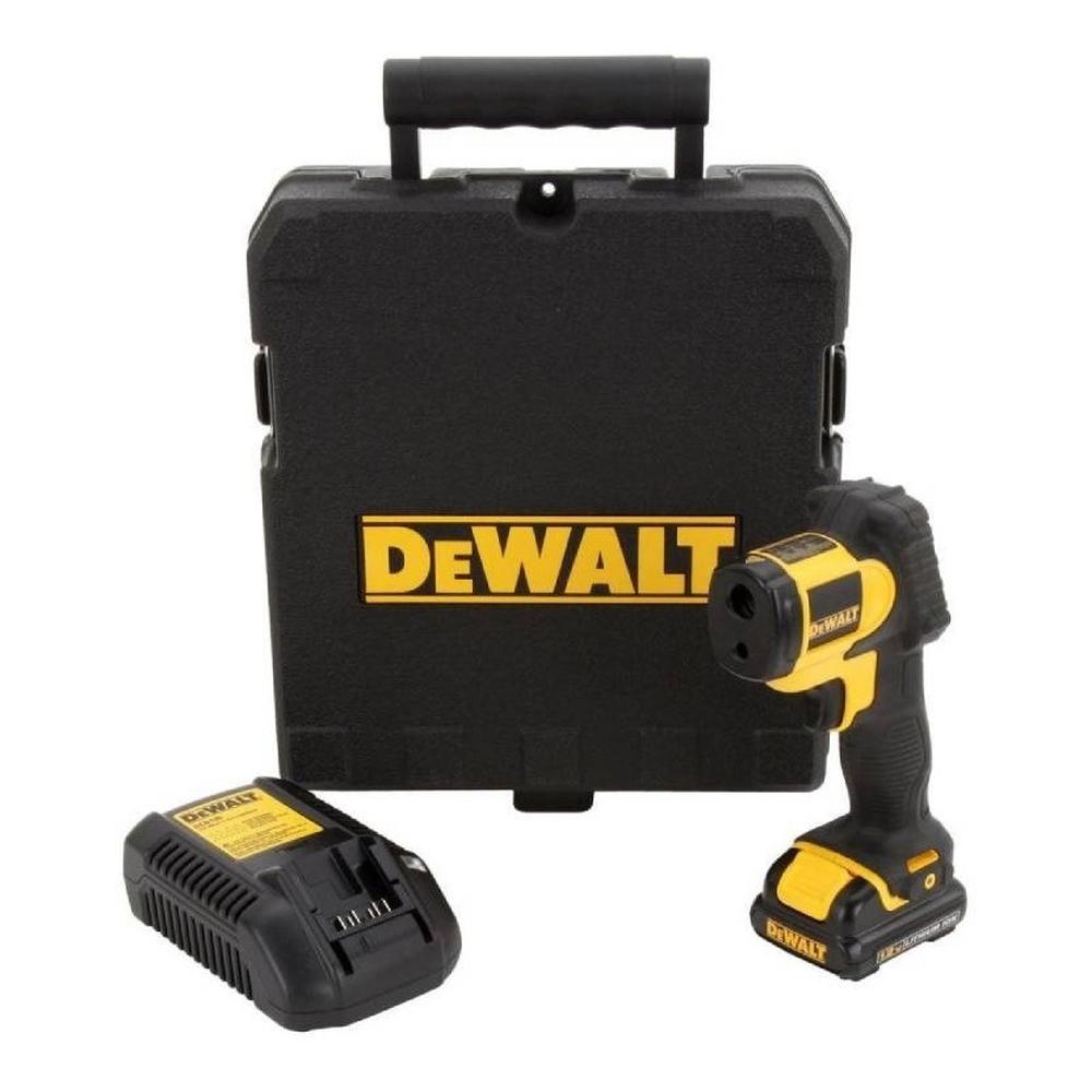 Termómetro Infrarrojo Inalámbrico DeWalt DCT414S1 color Amarillo 12 V