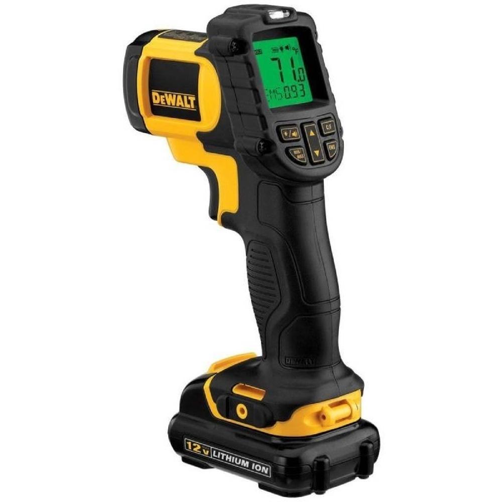 Foto 3 pulgar | Termómetro Infrarrojo Inalámbrico DeWalt DCT414S1 color Amarillo 12 V