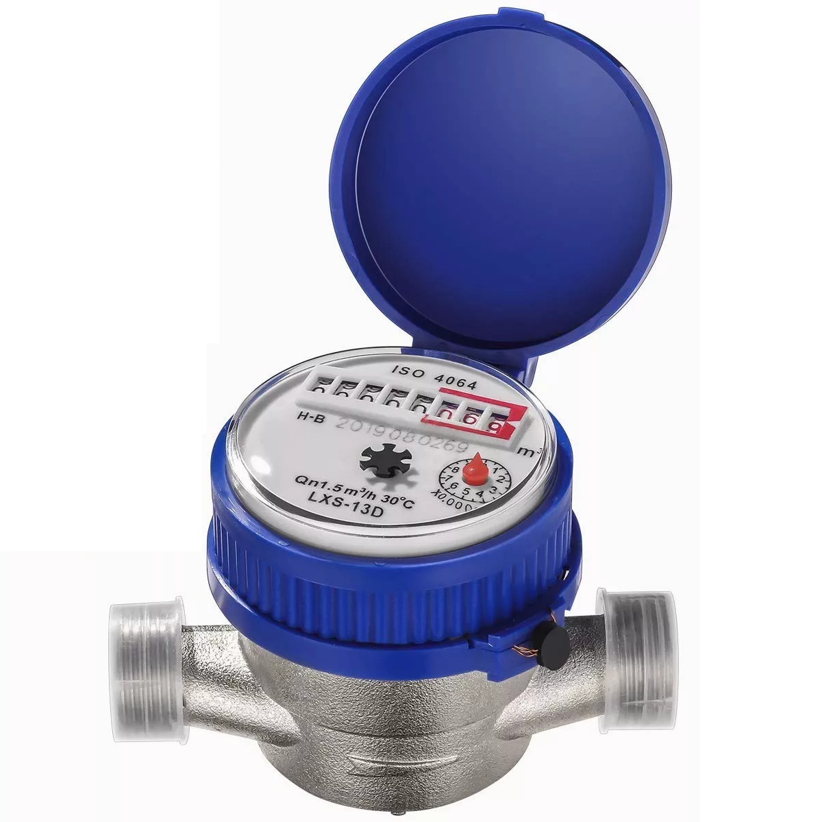 Medidor De Agua Potable Chorro Único Eo Safe Imports Esi-5886 Azul