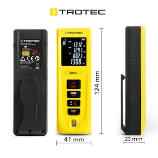 Foto 6 | Distanciómetro Laser Digital 40 m Medición Precisa de Distancias Áreas y Volúmenes con Nivelador BD16 TROTEC