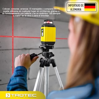 Foto 2 | Nivelador Láser Giratorio 360° Autonivelante con 3 Modos de Proyección Hasta 10m Trotec