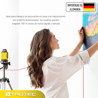 Foto 5 | Nivelador Láser Giratorio 360° Autonivelante con 3 Modos de Proyección Hasta 10m Trotec