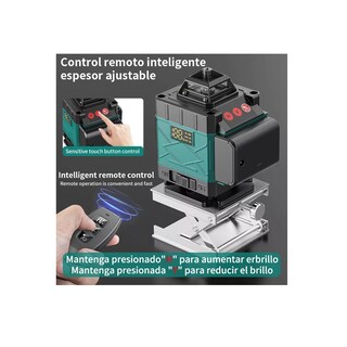 Foto 3 | 16 Líneas Niveles Láser 3° 4d Autonivelante con 2 Baterías Eo Safe Imports Esi-11028 Multicolor
