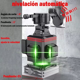 Foto 2 | 16 Líneas Niveles Laser 4d 3° Autonivelante Pantalla Digital Control Remoto Eo Safe Imports Esi-11033 Multicolor