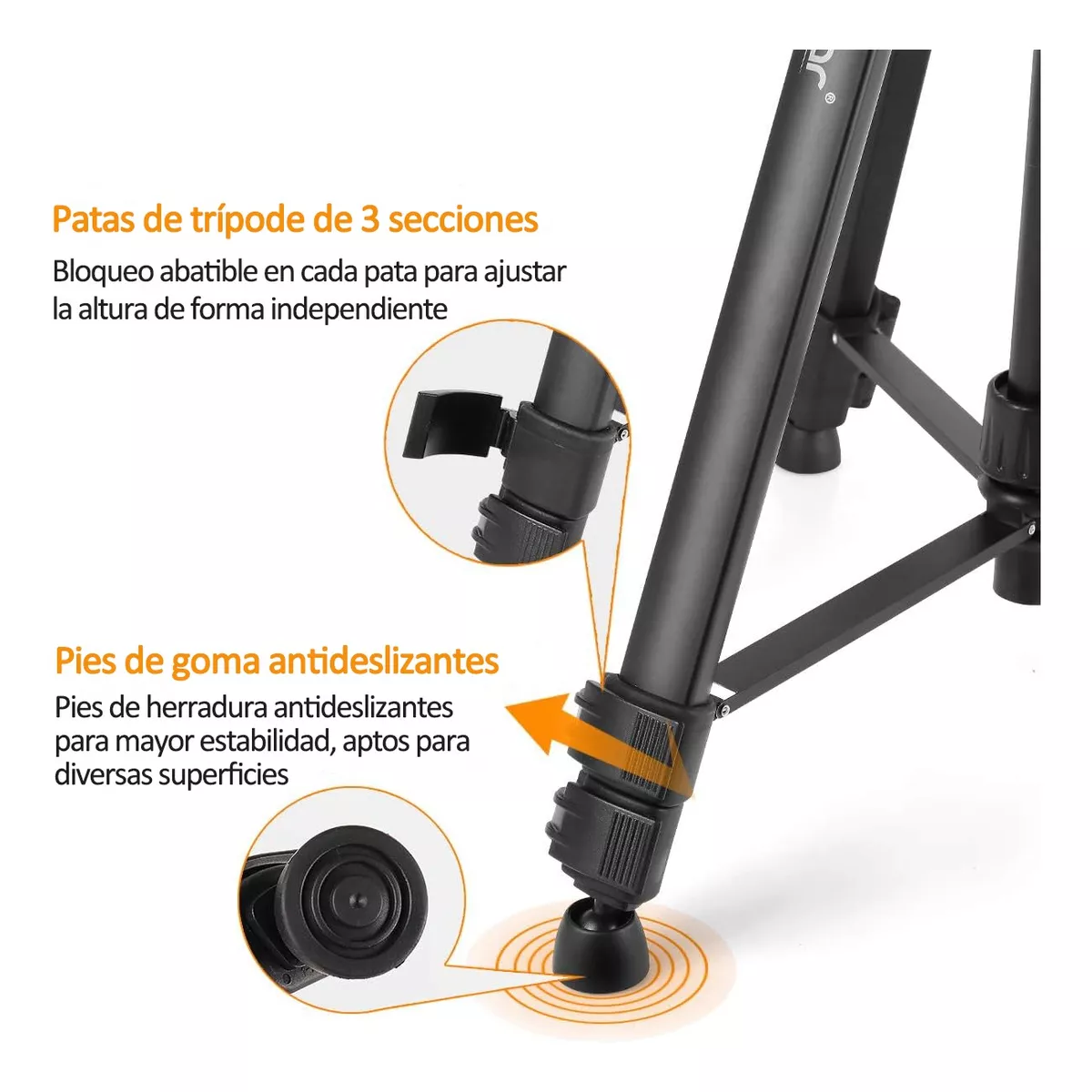 Foto 3 | Trípode Multifuncional Láser Nivel  Eo Safe Imports Esi-11032 Negro