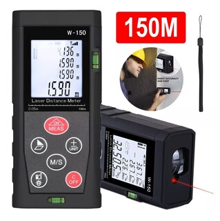 Foto 5 | Distanciómetro Láser Belug Negro Distancia 150 m