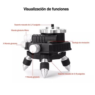 Foto 3 | Trípode para Nivel Láser 360° Eo Safe Imports ESI-12926 Negro