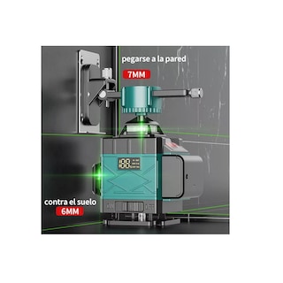 Foto 2 | Niveles Láser 3° 4d Autonivelante con 2 Baterías 16 Líneas Eo Safe Imports Esi-12930 Multicolor