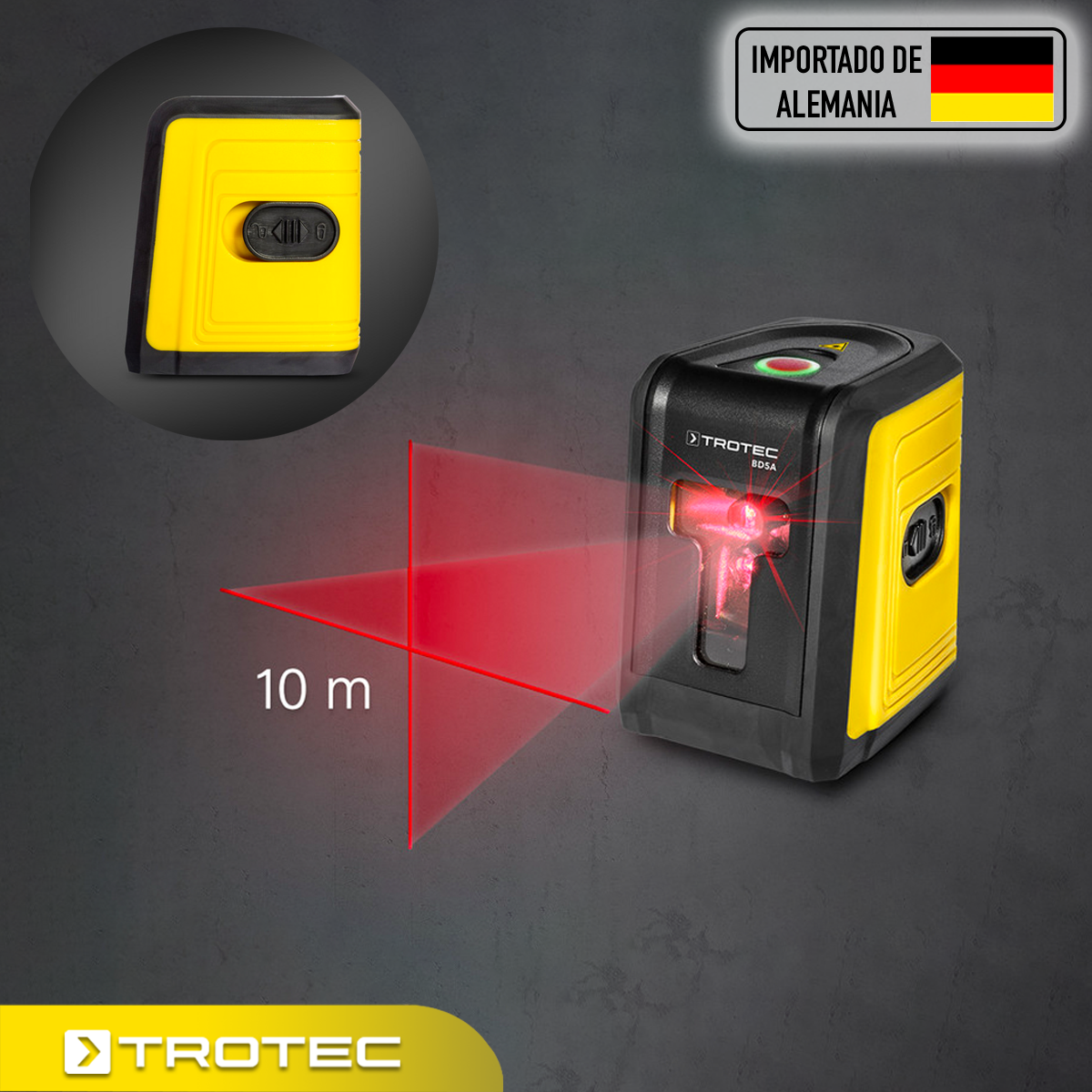 Foto 3 pulgar | Nivel Láser Trotec Multifuncional Autonivelante de 2 Líneas