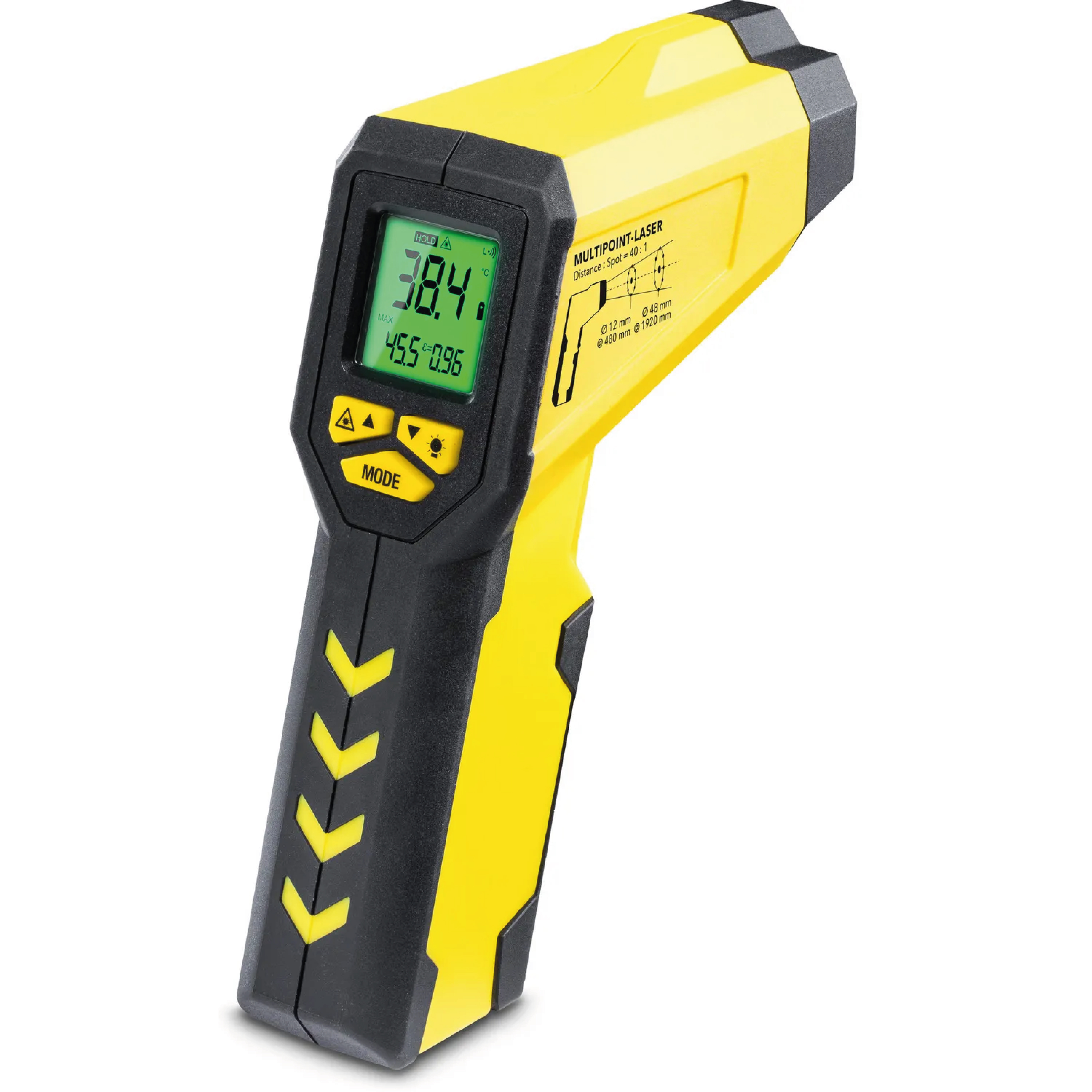 Termómetro Infrarrojo Profesional -50 A 1000 °c Pirómetro Trotec Tp7 Láser De Punto Multiple