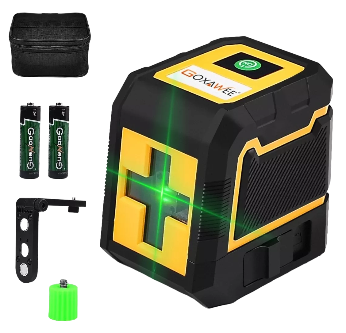 Foto 2 pulgar | Nivel Láser Goxawee Autonivelante de 2 Líneas con Haz Verde Brillante