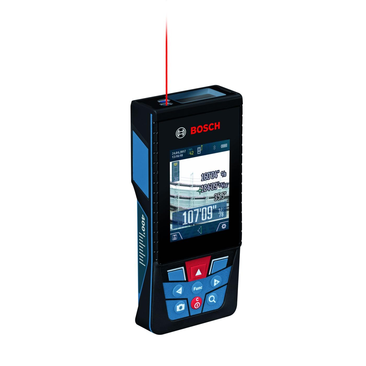 Foto 1 | Medidor Láser Bosch Glm400c Blaze Outdoor 120m Con Cámara - Venta Internacional.