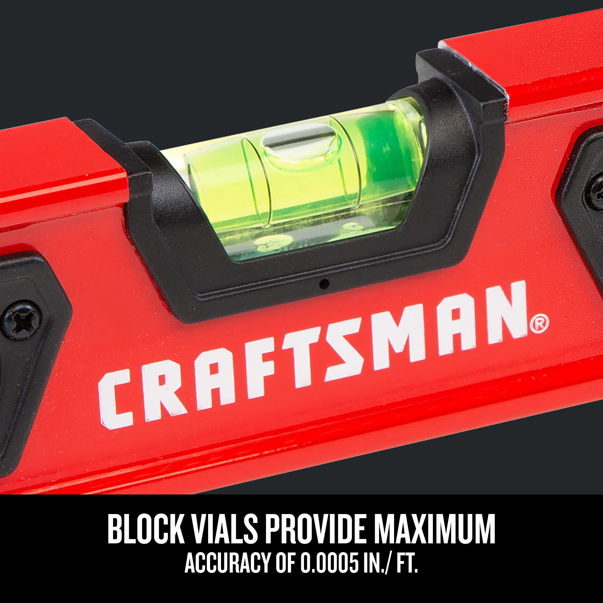 Foto 4 pulgar | Torpedo Level Craftsman Cmht82390 De 23 Cm Con Tapas Amortiguadoras - Venta Internacional.