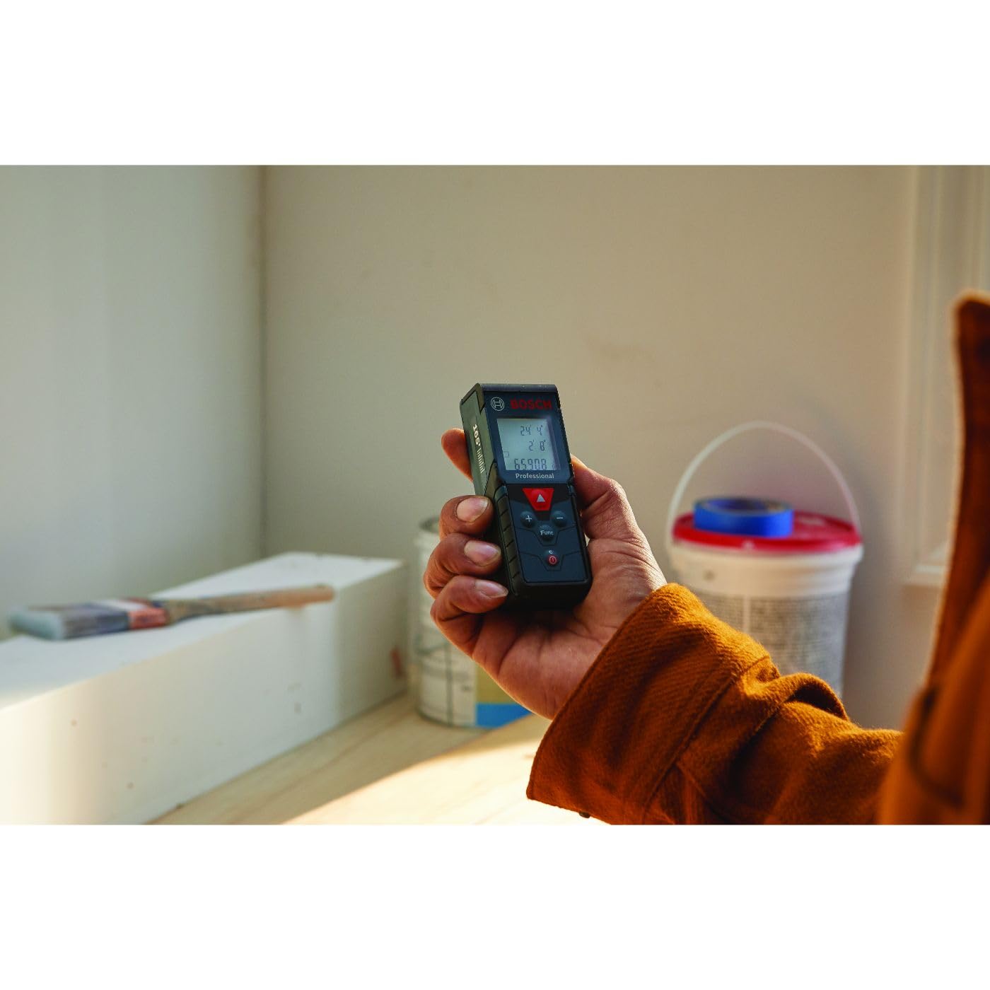 Foto 6 | Medidor De Distancia Láser Bosch Glm165-40 Blaze 50 M Con Accesorios - Venta Internacional.